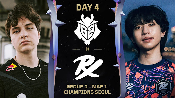 PRX vs. G2 - VALORANT Champions Seoul - Groups - Map 1