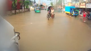 Sylheti Moto vlog || Flood situation in Sylhet city