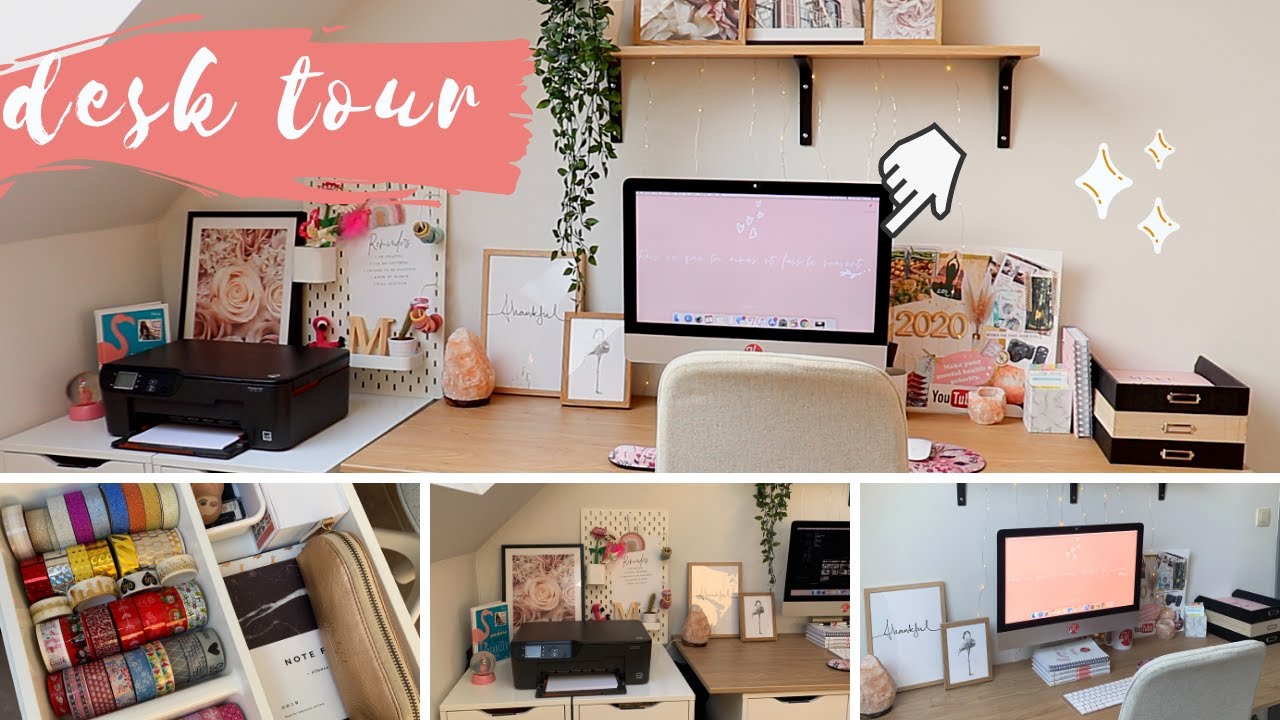 D E S K T O U R - Comment j'organise mon bureau 