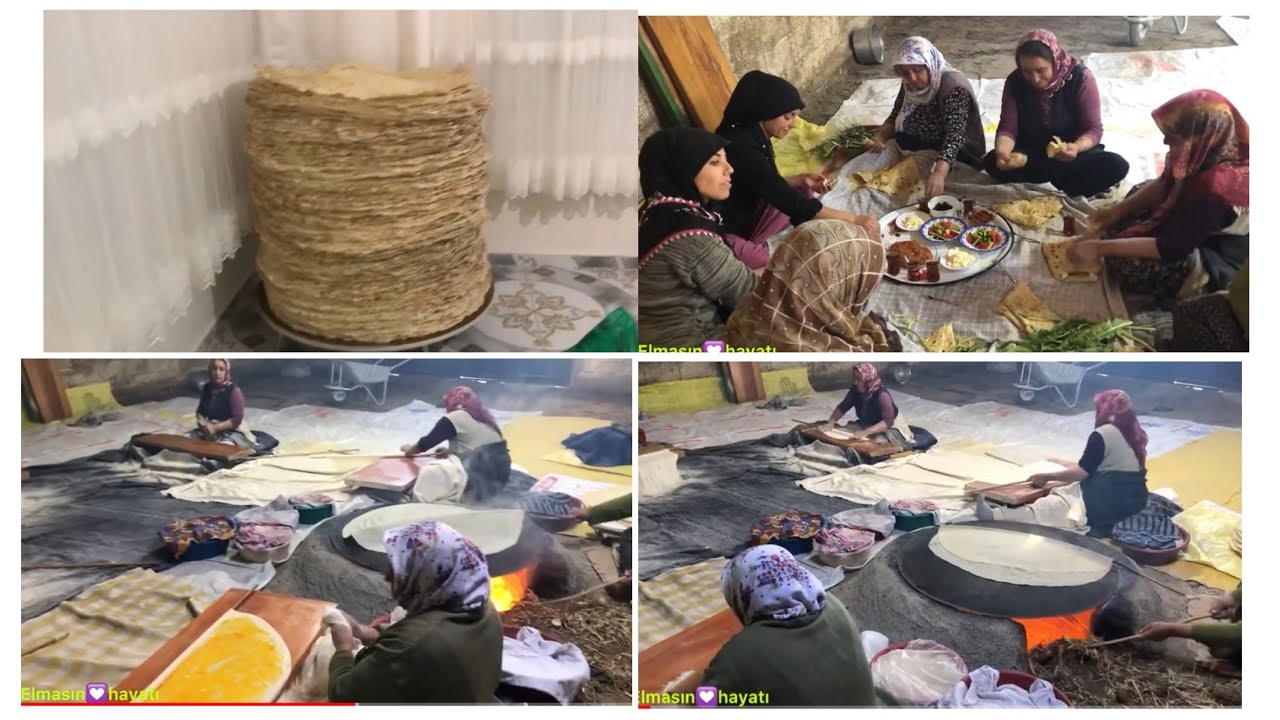 TANDIR EVİNDE EKMEK BÖREK YAPIMI/KAHVALTIMIZ VE SONRASI EKMEK KAYIMI ❤️