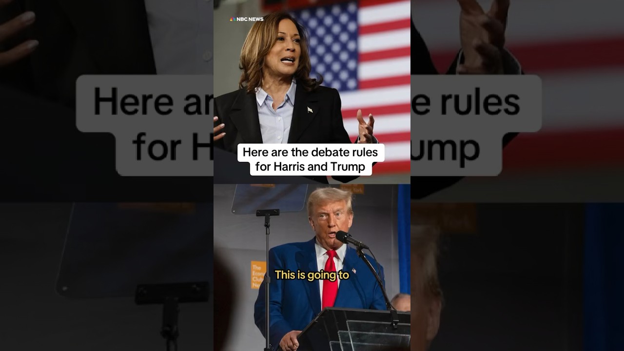 Here are the debate rules for Harris and Trump Here are the debate rules for Harris and Trump