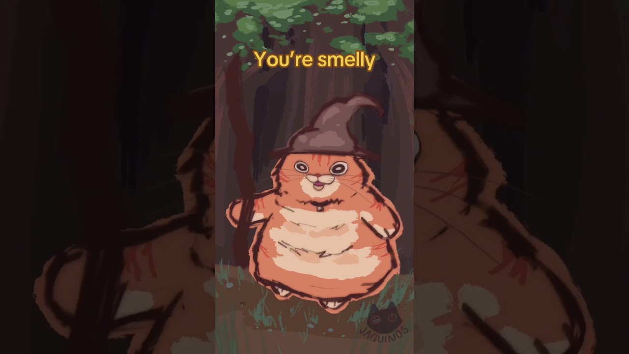 POV You Come Across Wizard Kitty On Your Quest Cat Animation