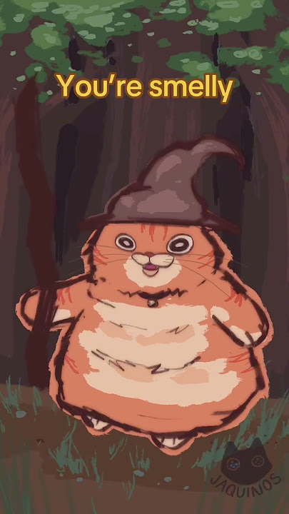 POV you come across wizard kitty on your quest #cat #animation