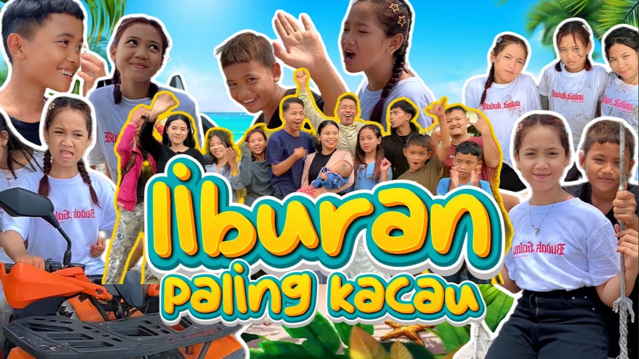 LIBURAN PALING KACAU!! ~ BUDAK GALAU SERBU PANTAI🤣