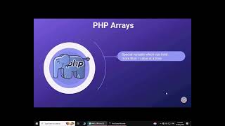 23 Session Web Designing MKCL:- Working with PHP Loops, arrays, and more.