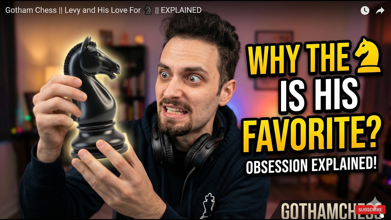 Gotham Chess Rizz Gotham Chess || Levy and His Love For ♞ || EXPLAINED #chess #shorts # ...