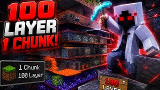 🧟 Die Zombies haben mir ALLES genommen!😭| Minecraft 100 Layer One Chunk