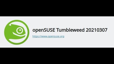 OpenSuSE Tumbleweed | #tumbleweed #opensuse #hyperv