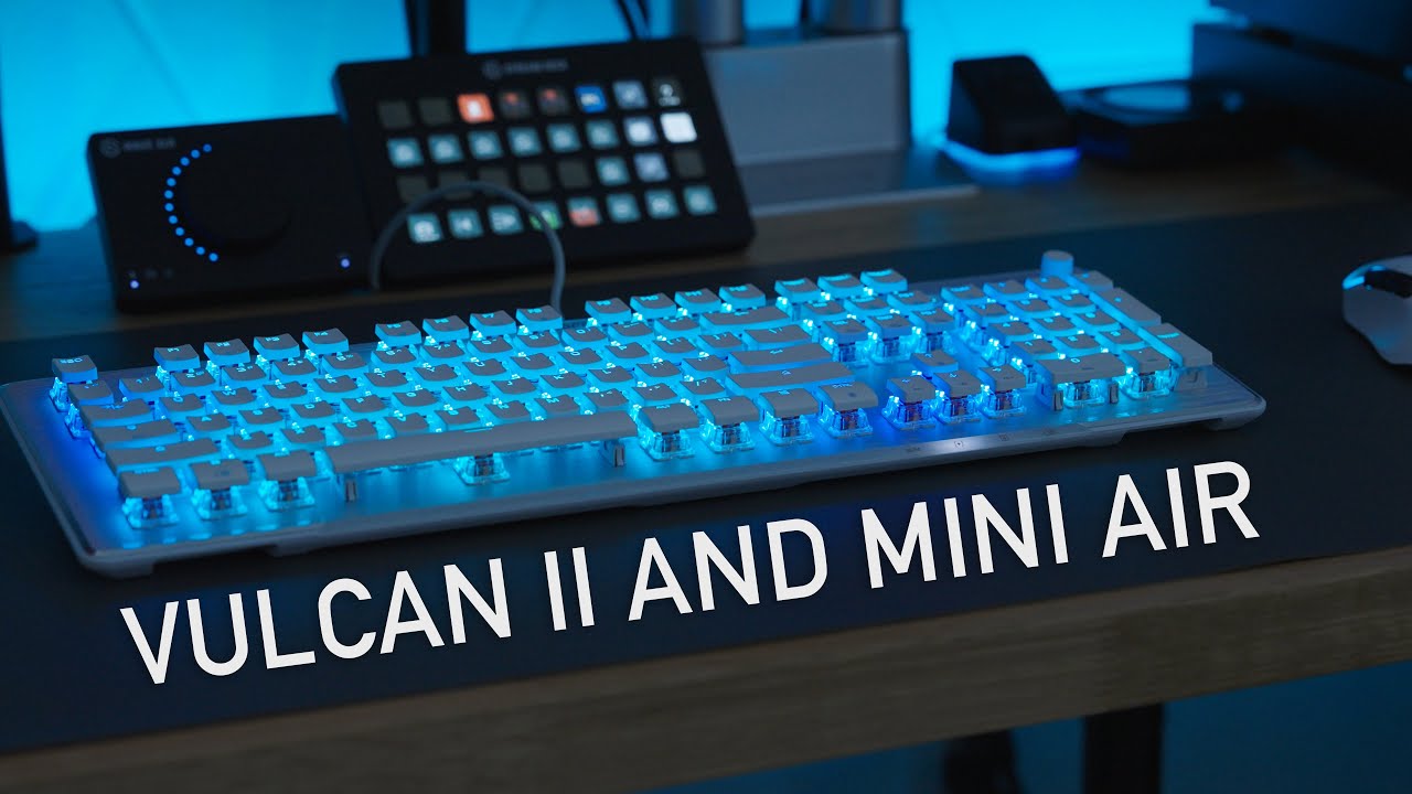 ROCCAT Vulcan II Mini Air 65% Optical Mechanical Gaming Keyboard, Full  Wireless and Bluetooth Capabilities, Customizable RGB Illumination, Button