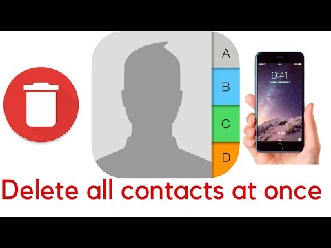 How to delete all contacts in iPhone in 3 steps!