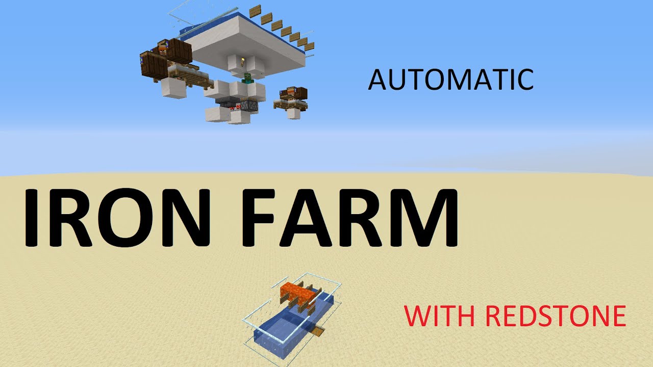 Minecraft Tutorial: Iron Farm 1.19 | Fully Automatic - YouTube