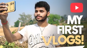 My first vlogs ❤️|| New video on YouTube #myfirstvlog #firstvideo