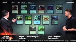 Pro Tour Magic Origins Draft Viewer with Joel Larsson