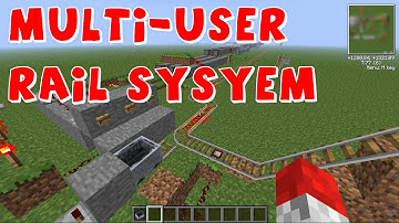 Mincraft - Multi-User Mine Cart & Rail System / Junction System
