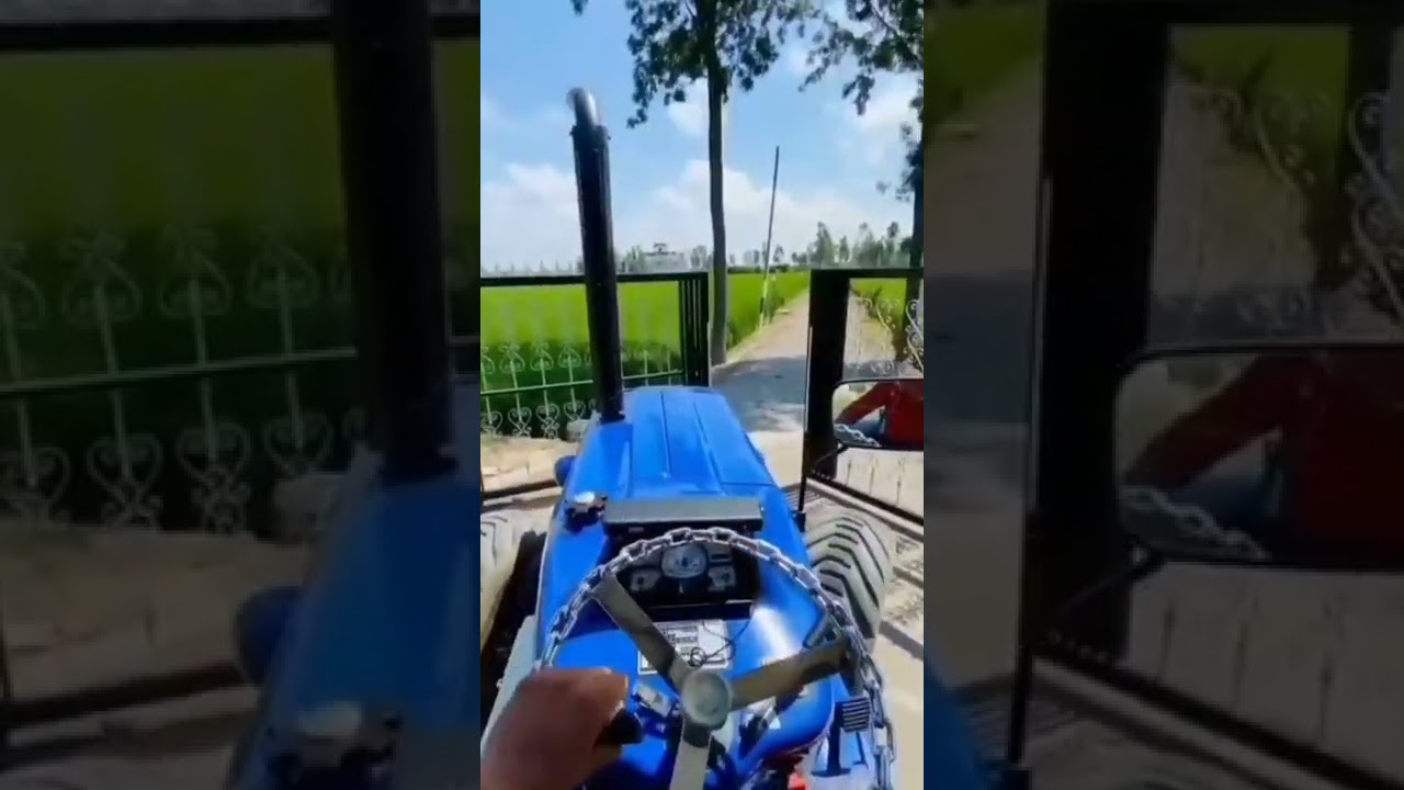 Big Tractor Enter In Gate ✌