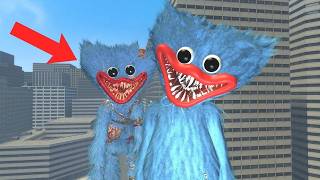 Korkunç Yarali Huggy Wuggy Şehi̇re Saldirdi Poppy Playtime Garrys Mod