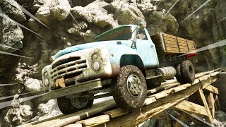 This NEW AWESOME Trucking Simulator Has Features Games Need | Truck Mechanic Dangerous Paths Demo screenshot 4