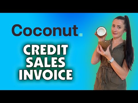 How to credit sales invoice on Coconut Accounting Software (Credit Note)?