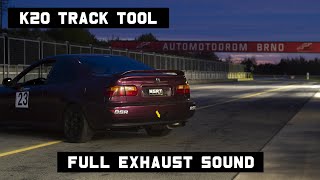 POV Honda Civic EJ2 K20 on Trackday | External mic & exhaust sound | Brno Circuit 2024 |