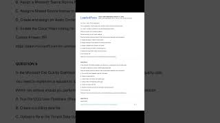 leads4pass ms 721 exam practice questions #theazureacademy #exam#certification_exam_dumps #certified