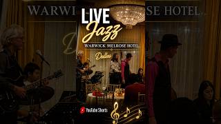 🎷 Live Jazz Night at the Warwick Melrose Hotel, Dallas ✨ #Jazz #LiveMusic #Dallas #WarwickMelrose
