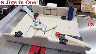 Table Saw Super Sled It Does - Cross Cuts, Miters, Bevels, Dadoes, Picture Frames