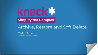 Archive, Restore and Soft Delete - Knack Database screenshot 3