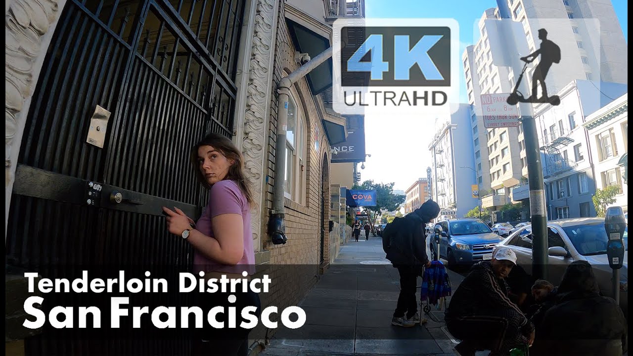 San Francisco 🇺🇸 Tenderloin District Dangerous? 4K Ultra Electric