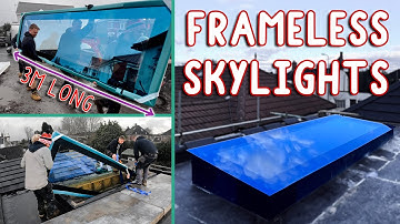 Installing 3 Meter Roof Skylights Frameless