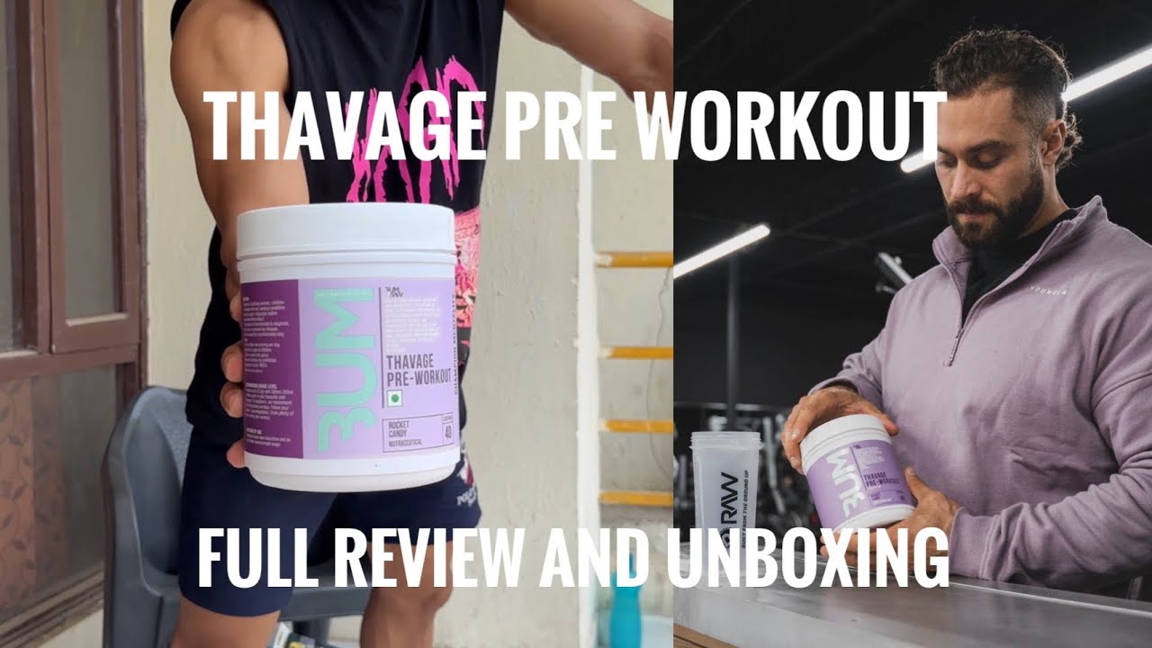 CBUM PRE WORKOUT REVIEW THAVAGE YouTube
