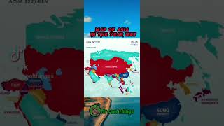 Map Of Asia In The Year 1227