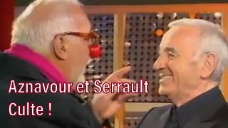 Hilarant ! Aznavour et Serrault chez Drucker