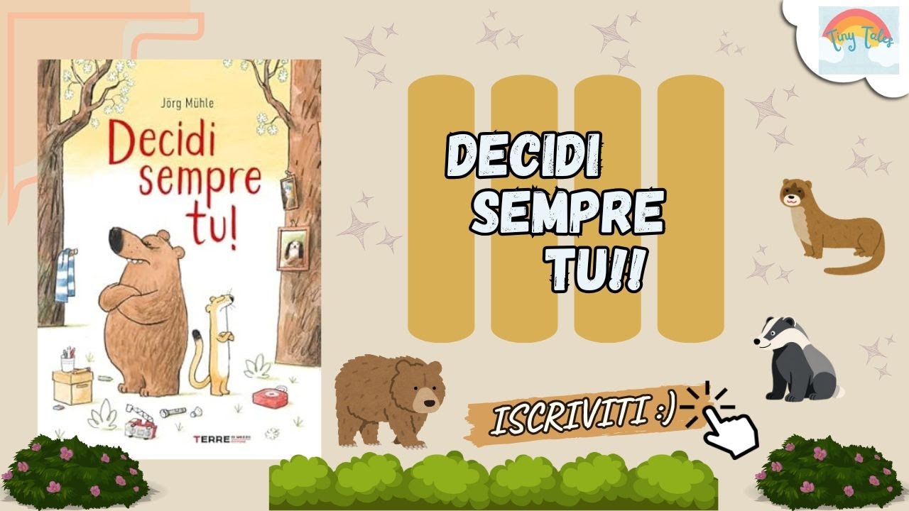 DECIDI SEMPRE TU Audiolibri per bambini/ Fiabe Buonanotte #storiesforkids #kids