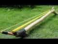 Technology To Create The Most Powerful Slingshot From Wooden - Wood Craft