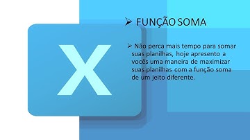 Função Soma Excel Básico
