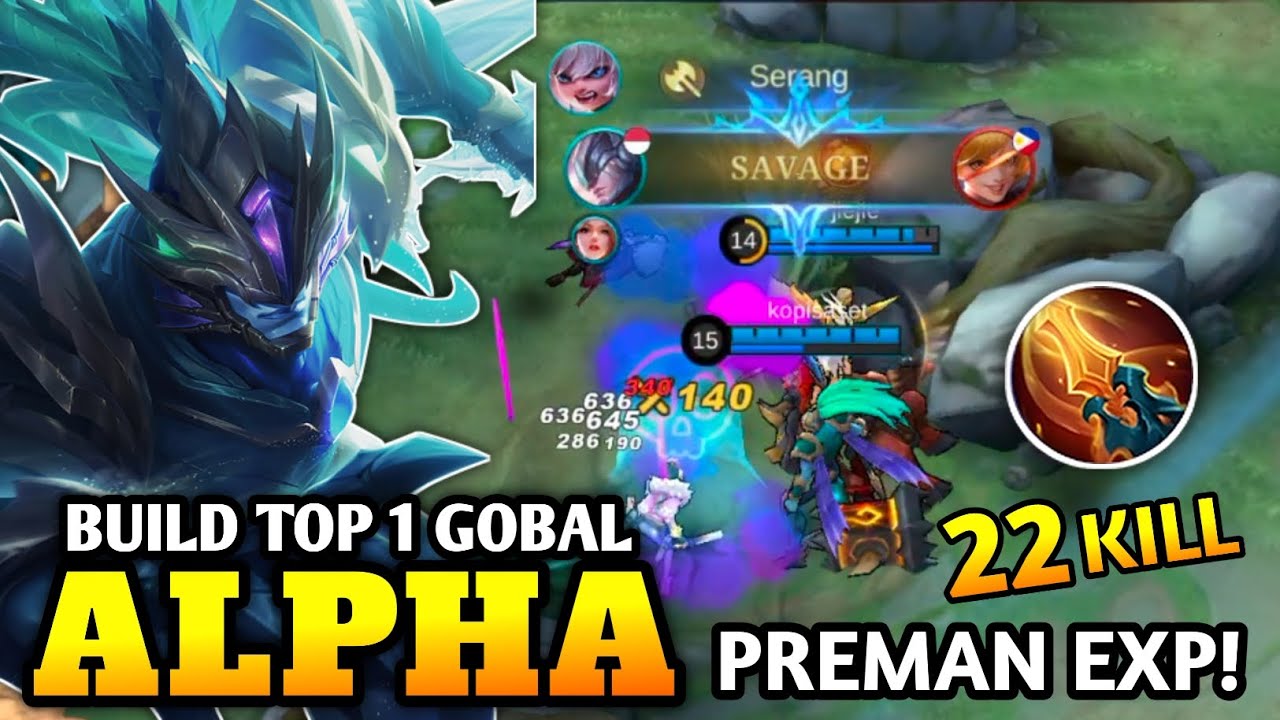 RAHASIA BUILD ALPHA EXP! | PREMAN EXP ALPHA SAVAGE PAKE BUILD GREAT ...