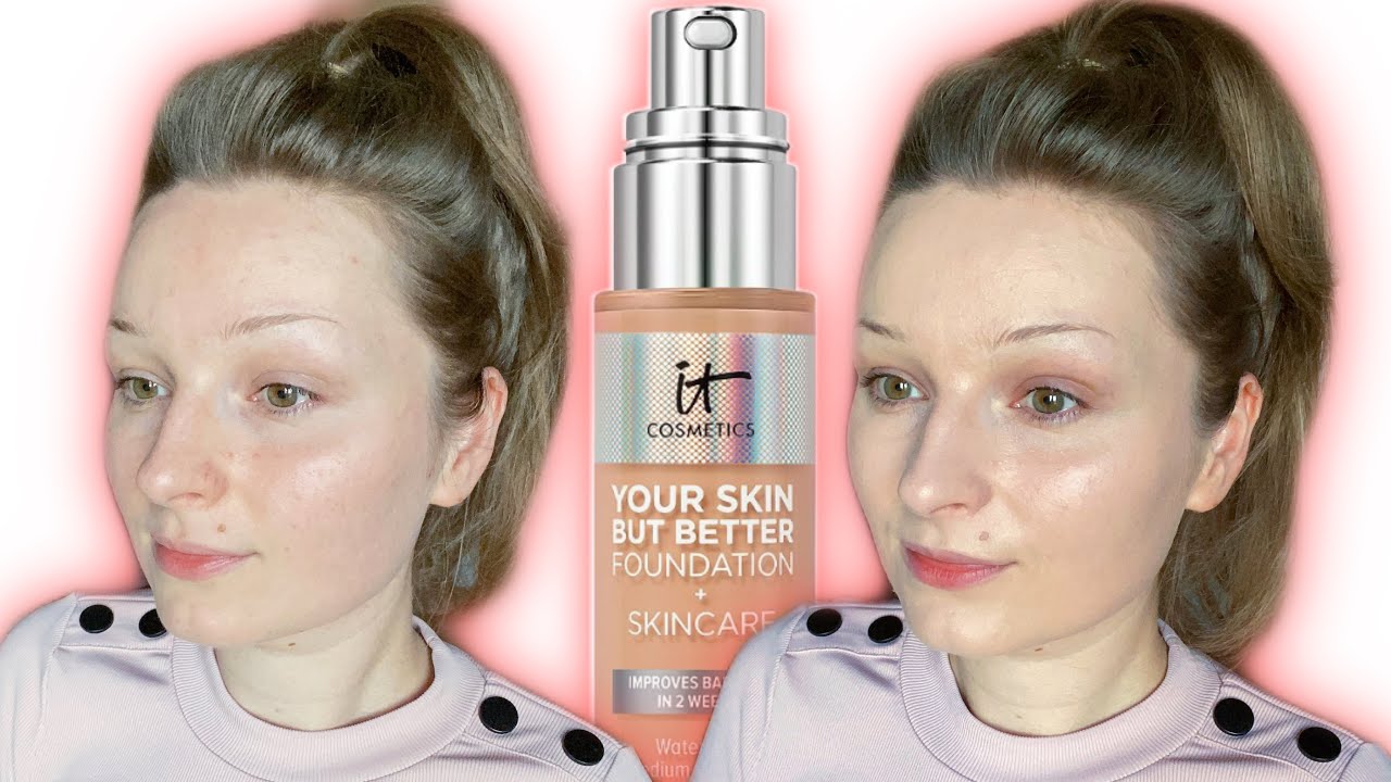 *NEW* IT Cosmetics Your Skin But Better Foundation + Skincare First Impression Review