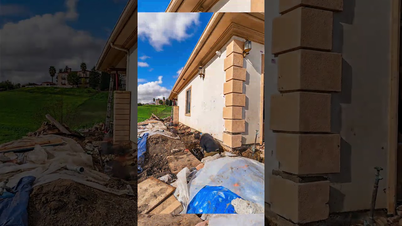 We Lift Homes - 8 Inches - Diamond Bar #foundationrepair. Video preview.