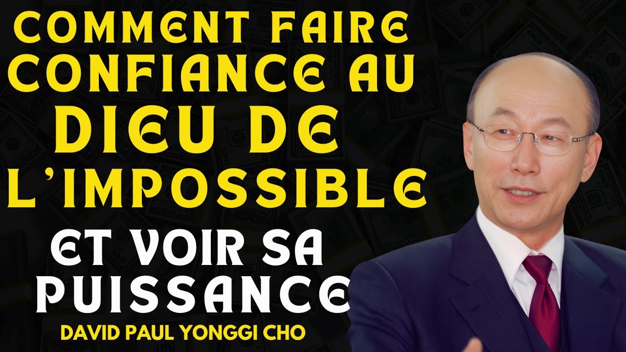 DAVID PAUL YONGGI CHO - La Fe que Mueve Montañas Cómo Confiar en Dios ...