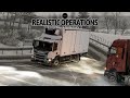 Realistic Operations-The Most Realistic Mods of Ets 2-Scania P220 Day Cab. [Alps/8K Winter Mod/1.49]