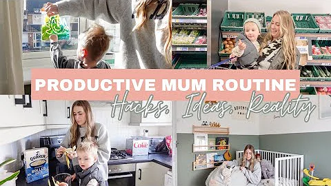 REALISTIC MORNING ROUTINE OF MUM & TODDLER (2.5 year old) Hack Ideas/Productive Solo Morning Vlog