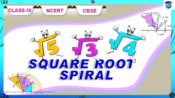 Number System | Representation of √3,√4 and √5  | Square Root Spiral #Class9 #chapter1 #ncert #cbse