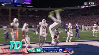 Tyreek TD! Hill and Tua team up for game-tying score