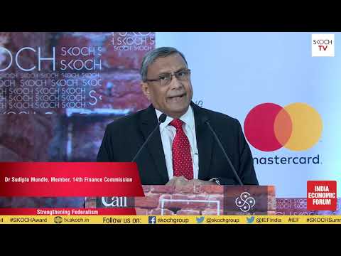 Sudipto Mundle at the SKOCH Summit: India Economic Forum