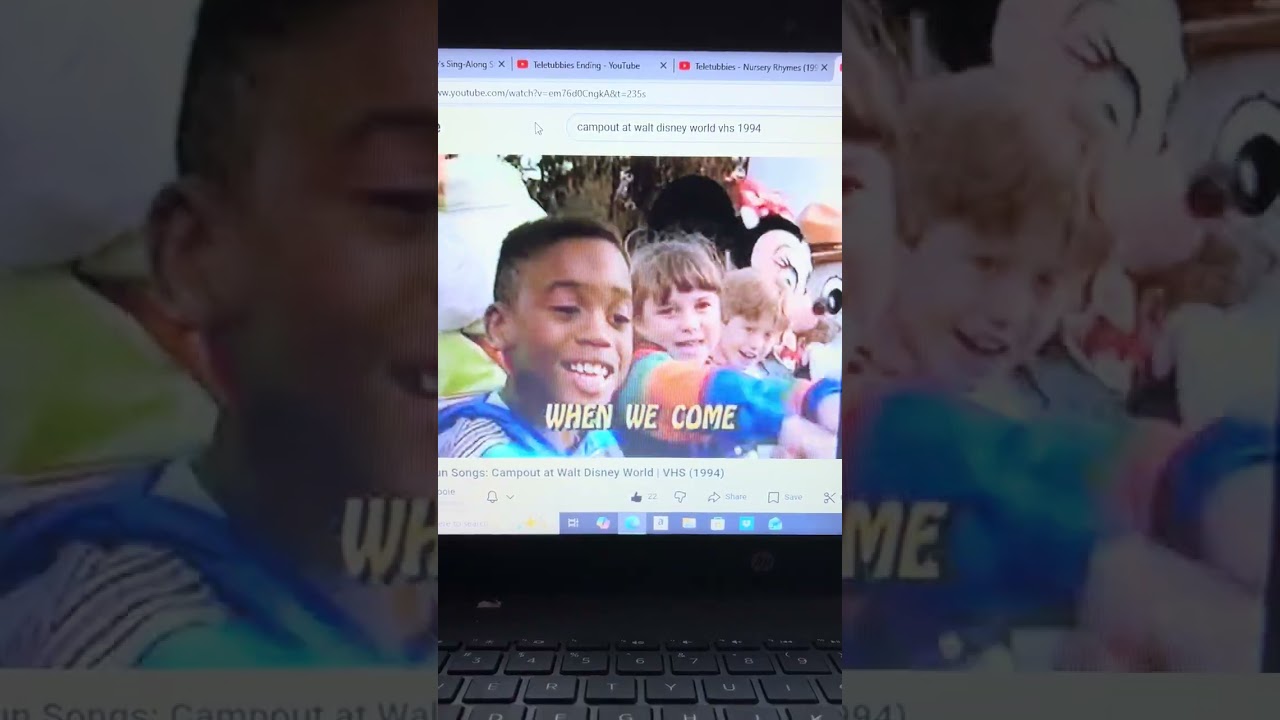 Disneys Sing Along Songs Mickeys Fun Songs Campout At Walt Disney World VHS 1994