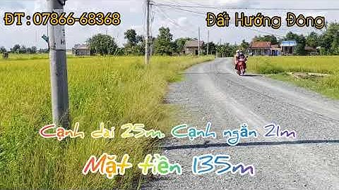 Bán Đất Gần Chợ Cần Đước Long An ĐT