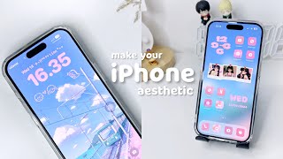 iPhone 15 pro aesthetic customization | widget tutorial | aesthetic app tutorial screenshot 5