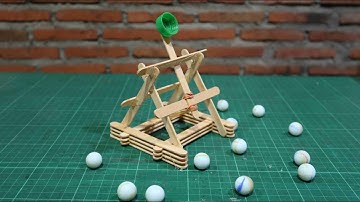 How to make a catapult with popsicle sticks