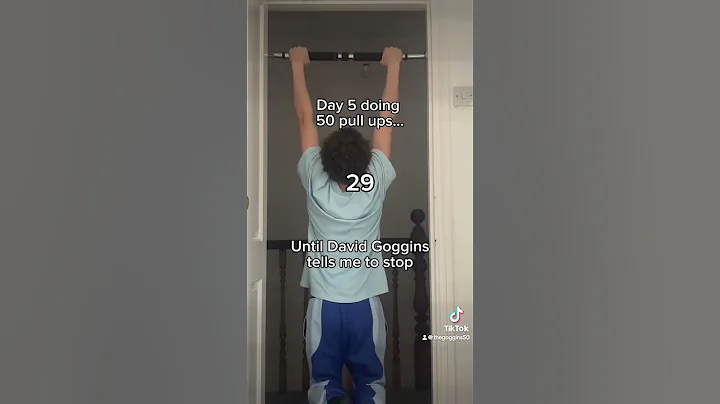 Day 5 of soong 50 pull ups until David Goggins tells me to stop | #davidgoggins #pullups #shorts