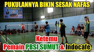 MELAWAN PEMAIN BADMINTON TARKAM MEDAN 🔥 Alfindo / Ilham VS Giwa / Dimas